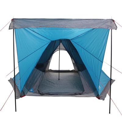 vidaXL Tenda Familiare Tipi per 6 Persone Blu Impermeabile