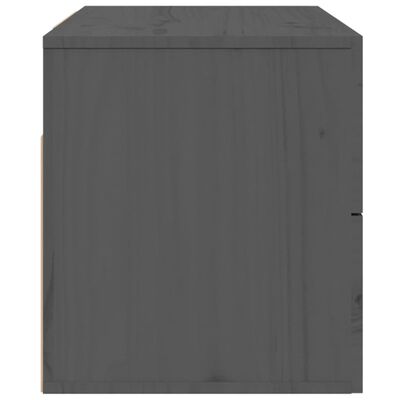 vidaXL Comodini a Muro 2 pz Grigio 50x36x40 cm