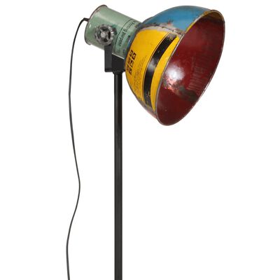 vidaXL Lampada da Terra 25 W Multicolore 75x75x90-150 cm E27