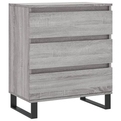 vidaXL Credenza Grigio Sonoma 60x35x70 cm in Legno Multistrato