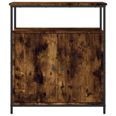 vidaXL Credenza Rovere Fumo 70x30x80 cm in Legno Multistrato