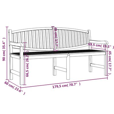 vidaXL Set da Pranzo per Giardino 5 pz in Legno Massello di Teak