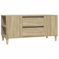 vidaXL Mobile Porta TV Rovere Sonoma 102x44,5x50 cm Legno Multistrato