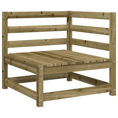 vidaXL Set Divani da Giardino 9 pz in Legno Impregnato di Pino