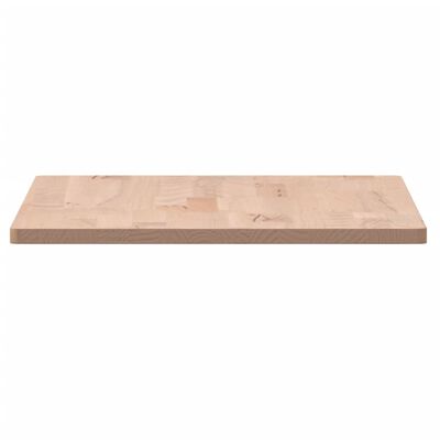 vidaXL Piano Bagno 60x40x1,5 cm Legno Massello di Faggio