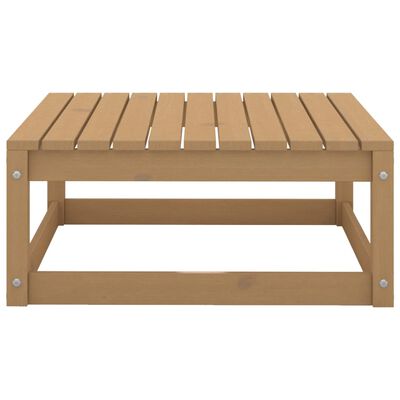 vidaXL Set Salotto da Giardino 7pz Marrone Ambra Legno Massello Pino