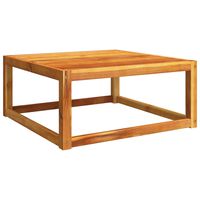 vidaXL Tavolo da Giardino 65x65x29 cm in Legno Massello di Acacia