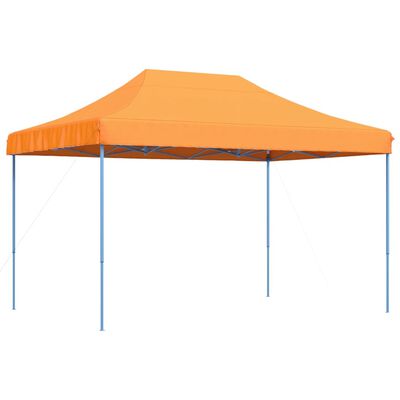 vidaXL Tenda da Festa Pieghevole Pop-Up Arancione 410x279x315 cm