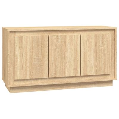 vidaXL Credenza Rovere Sonoma 102x35x55 cm in Legno Multistrato