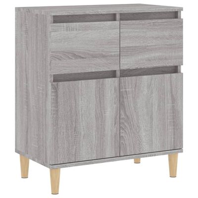 vidaXL Credenza Grigio Sonoma 60x35x70 cm in Legno Multistrato