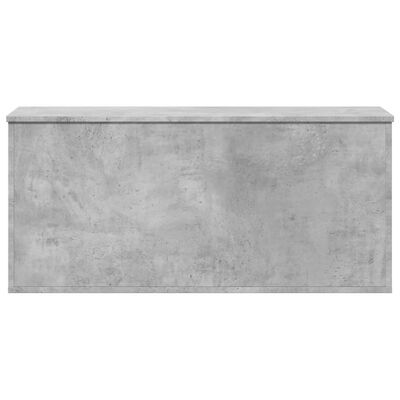 vidaXL Contenitore Grigio Cemento 100x42x46 cm in Legno Multistrato