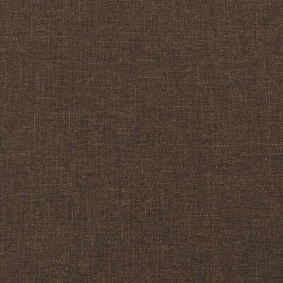 vidaXL Giroletto Marrone Scuro 80x200 cm in Tessuto