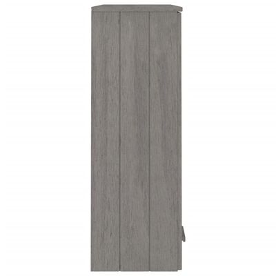 vidaXL Scaffale per Credenza Grigio Chiaro 85x35x100 cm Legno di Pino