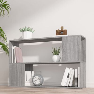 vidaXL Libreria Grigio Sonoma 100x24x63 cm in Legno Multistrato