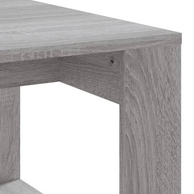 vidaXL Tavolino da Salotto Grigio Sonoma 102x50x35cm Legno Multistrato