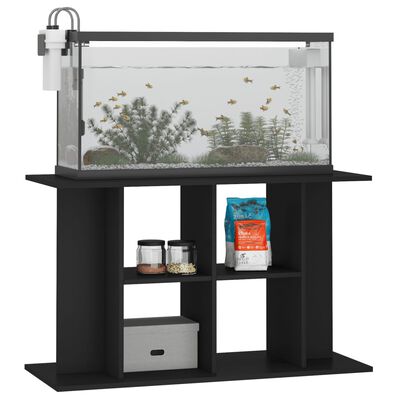 vidaXL Supporto per Acquario 100x40x60 cm in Legno Multistrato Nero