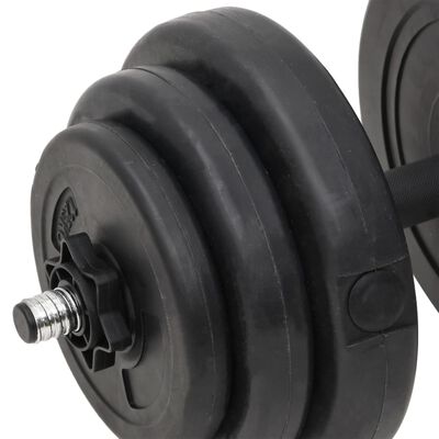 vidaXL Set Bilanciere e Manubri con Dischi 60 kg