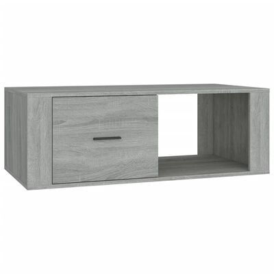 vidaXL Tavolino Salotto Grigio Sonoma 100x50,5x35 cm Legno Multistrato