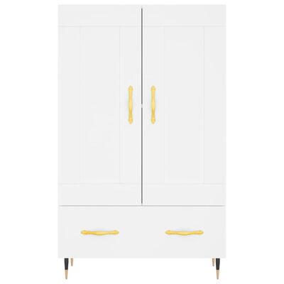 vidaXL Credenza Bianca 69,5x31x115 cm in Legno Multistrato