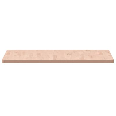 vidaXL Piano per Tavolo 80x80x2,5 cm Quadrato Legno Massello di Faggio