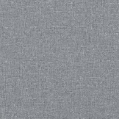 vidaXL Giroletto a Molle con Materasso Grigio Chiaro 120x190cm Tessuto