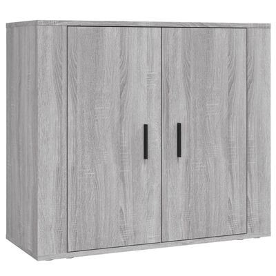 vidaXL Credenza Grigio Sonoma in Legno Multistrato