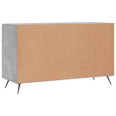 vidaXL Credenza Grigio Cemento 100x36x60 cm in Legno Multistrato