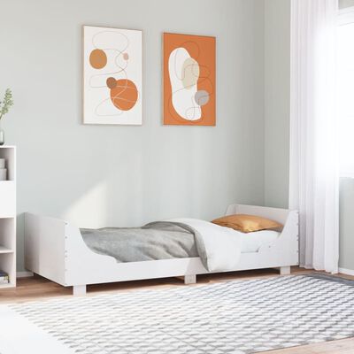 vidaXL Letto senza Materasso Bianco 90x200 cm Legno Massello di Pino