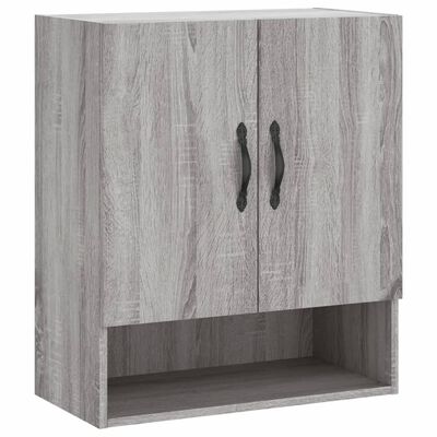 vidaXL Armadietto a Muro Grigio Sonoma 60x31x70cm in Legno Multistrato