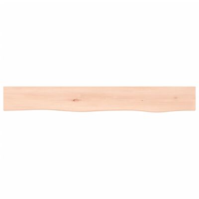 vidaXL Ripiano a Parete 80x10x4 cm Legno Massello Rovere Non Trattato