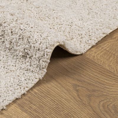 vidaXL Tappeto Shaggy PAMPLONA a Pelo Lungo Moderno Crema 80x150 cm