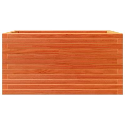 vidaXL Fioriera Giardino Marrone Cera 90x60x46 cm Legno Massello Pino