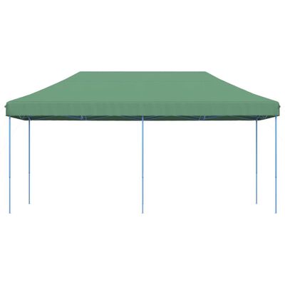 vidaXL Tenda da Festa Pieghevole Pop-Up Verde 580x292x315 cm