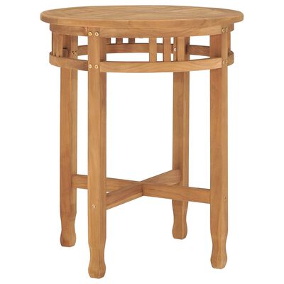 vidaXL Set da Pranzo da Giardino 3 pz in Legno Massello di Teak