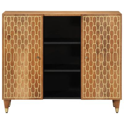 vidaXL Credenza 90x33x75 cm in Legno Massello di Mango