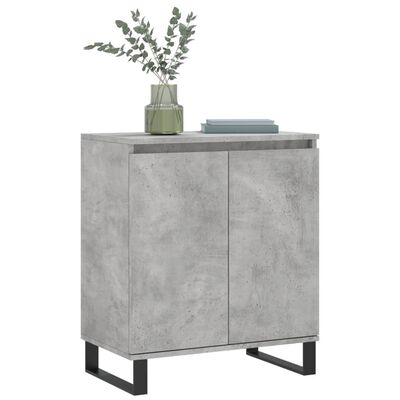 vidaXL Credenza Grigio Cemento 60x35x70 cm in Legno Multistrato