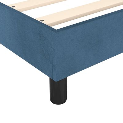 vidaXL Giroletto Blu Scuro 100x200 cm in Velluto