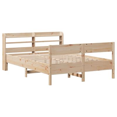 vidaXL Letto senza Materasso 150x200 cm in Legno Massello di Pino