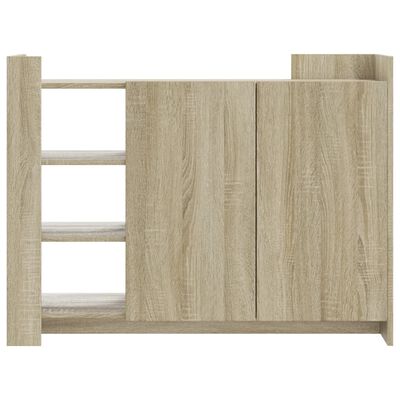 vidaXL Credenza Rovere Sonoma 100x35x75 cm in Legno Multistrato