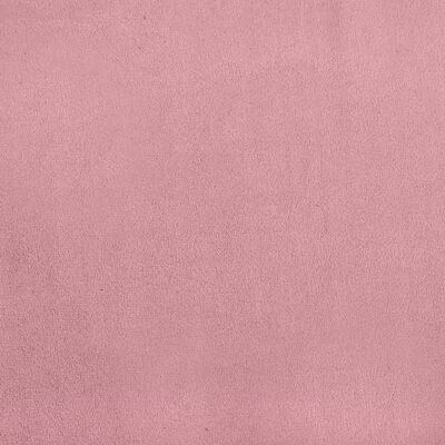 vidaXL Giroletto a Molle con Materasso Rosa 100x200 cm in Velluto