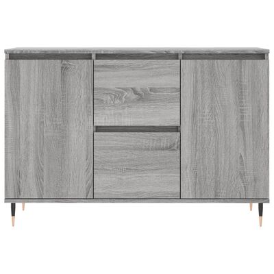 vidaXL Credenza Grigio Sonoma 104x35x70 cm in Legno Multistrato