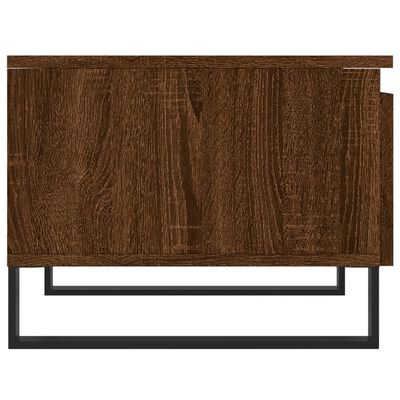 vidaXL Tavolino da Salotto Rovere Marrone 50x46x35cm Legno Multistrato