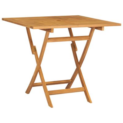 vidaXL Set da Pranzo da Giardino 5 pz in Legno Massello di Teak