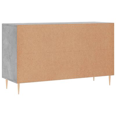 vidaXL Credenza Grigio Cemento 100x36x60 cm in Legno Multistrato