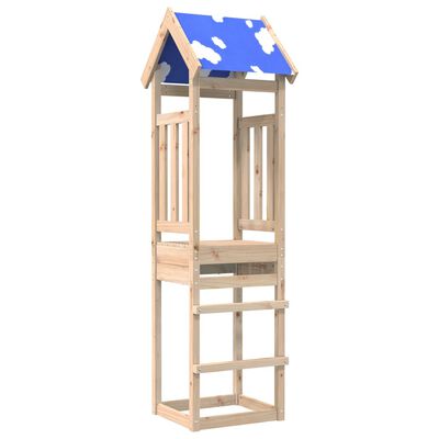 vidaXL Torre da Gioco 52,5x46,5x208 cm in Legno Massello di Pino