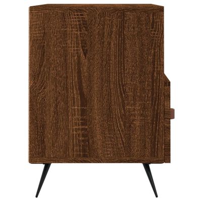 vidaXL Mobile Porta TV Rovere Marrone 80x36x50 cm in Legno Multistrato