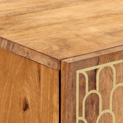 vidaXL Credenza 60x33x75 cm in Legno Massello di Mango