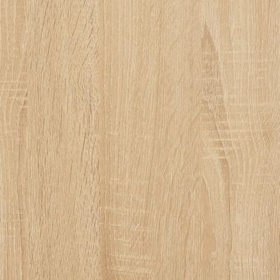 vidaXL Tavolino Consolle Rovere Sonoma 75x35,5x75cm Legno Multistrato