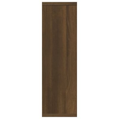 vidaXL Mensola a Muro Rovere Marrone 85x16x52,5cm in Legno Multistrato