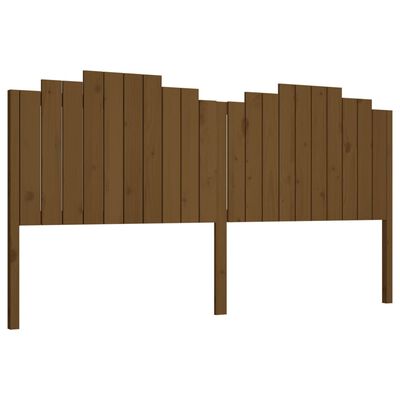 vidaXL Testiera per Letto ambra 206x4x110 cm in Legno Massello di Pino